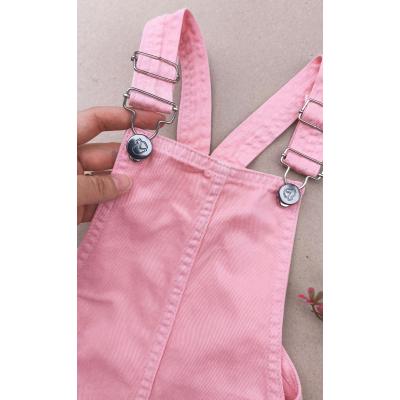 JARDINEIRA JEANS ROSA