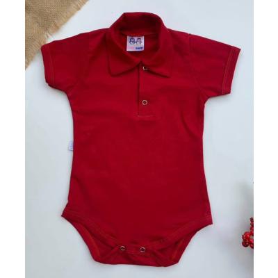 BODY POLO VERMELHO 