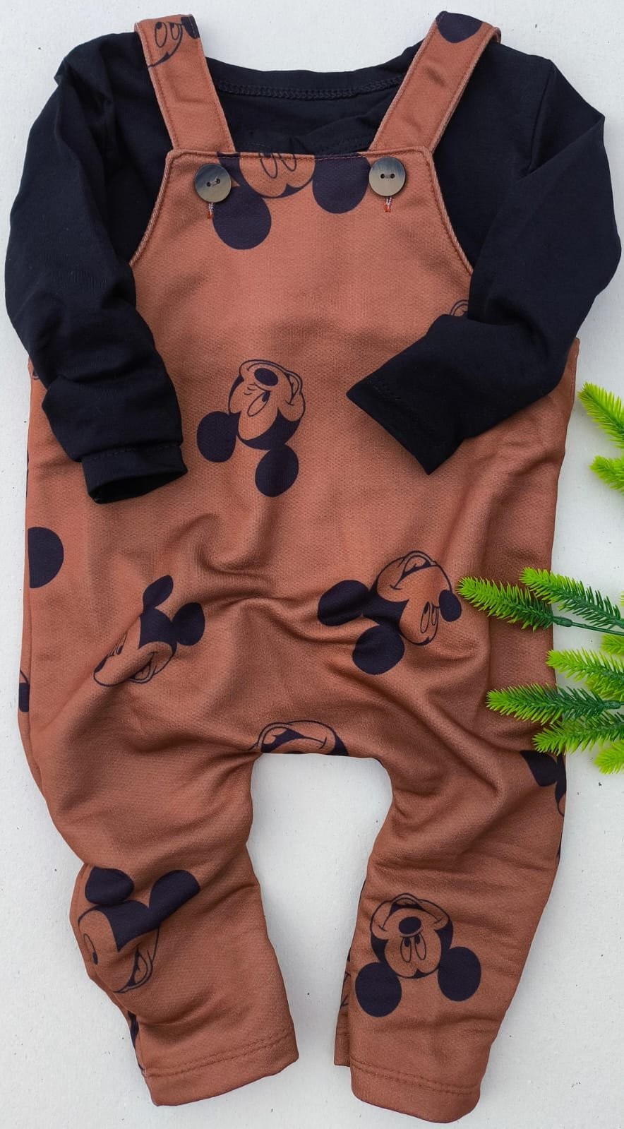 CONJUNTO JARDINEIRA MICKEY