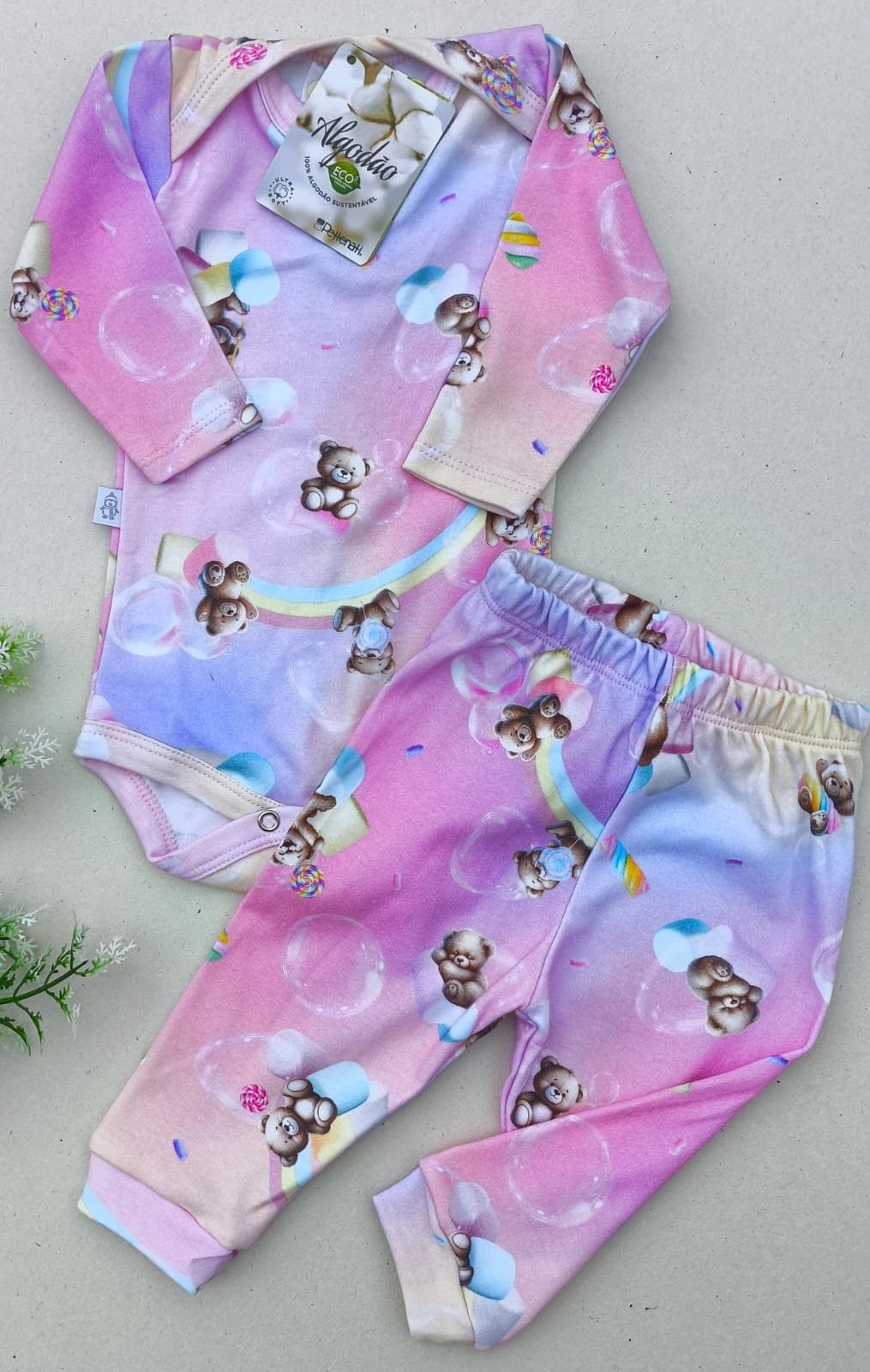 CONJUNTO URSO ARCOÍRIS 