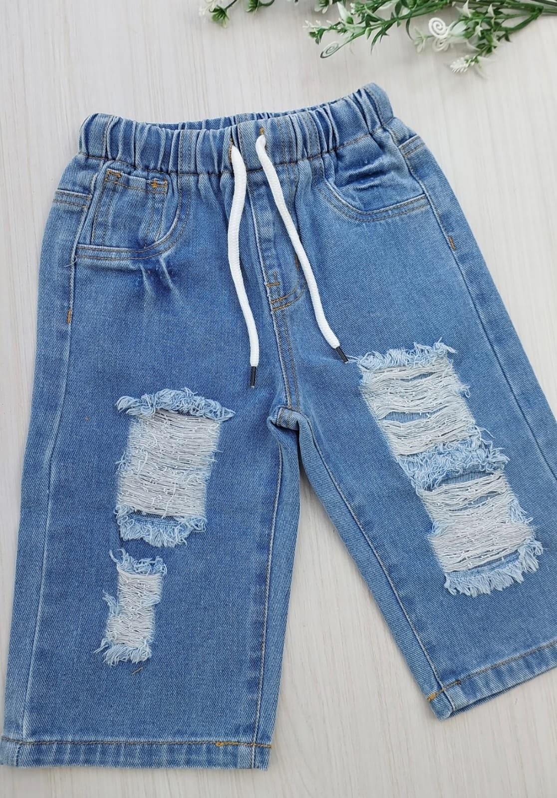 CALÇA JEANS WIDE LEG