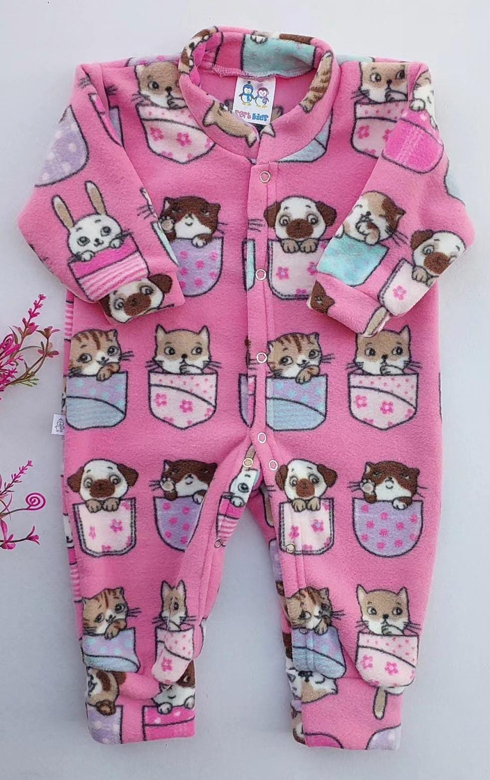 MACACÃO SOFT TÉRMICO GATINHOS
