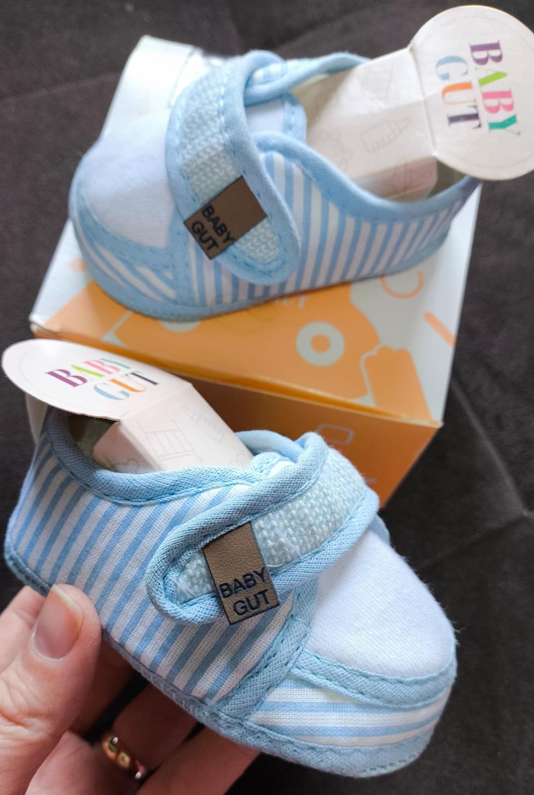 TENIS LISTRAS AZUL BEBE