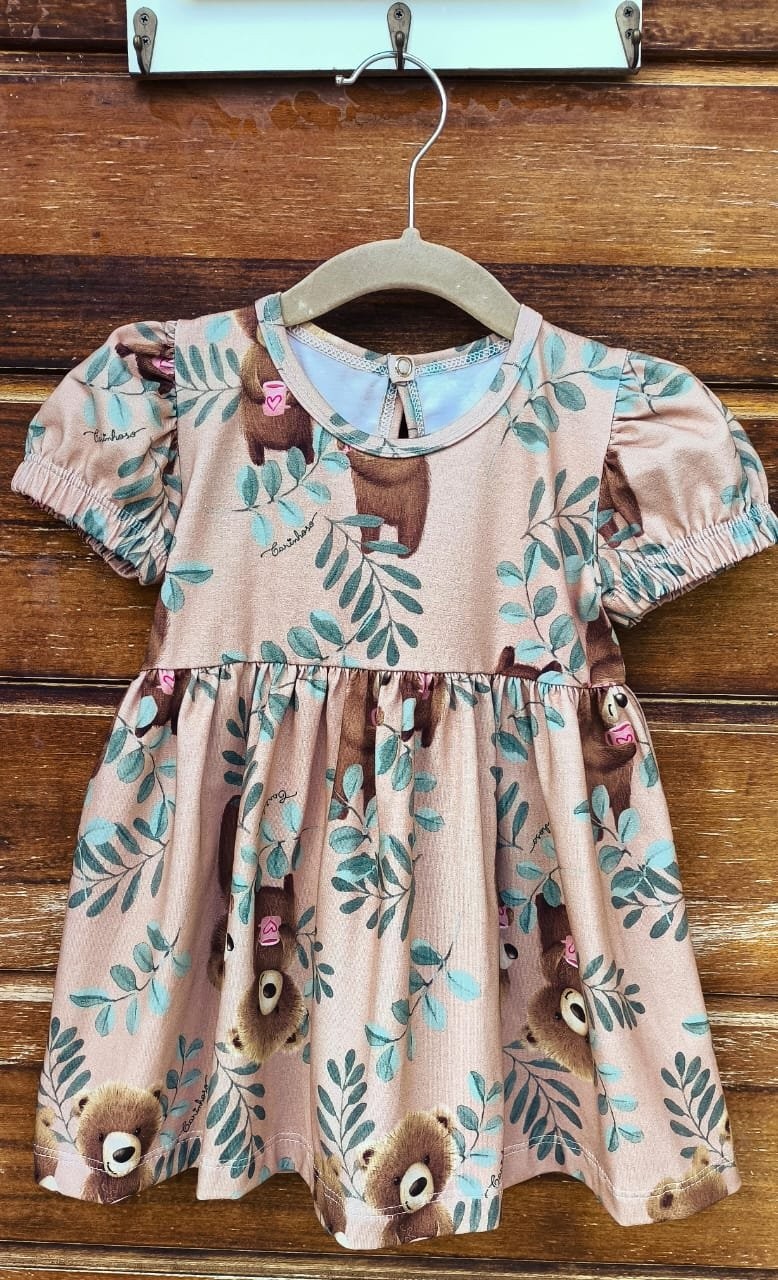 VESTIDO URSO CARINHOSO