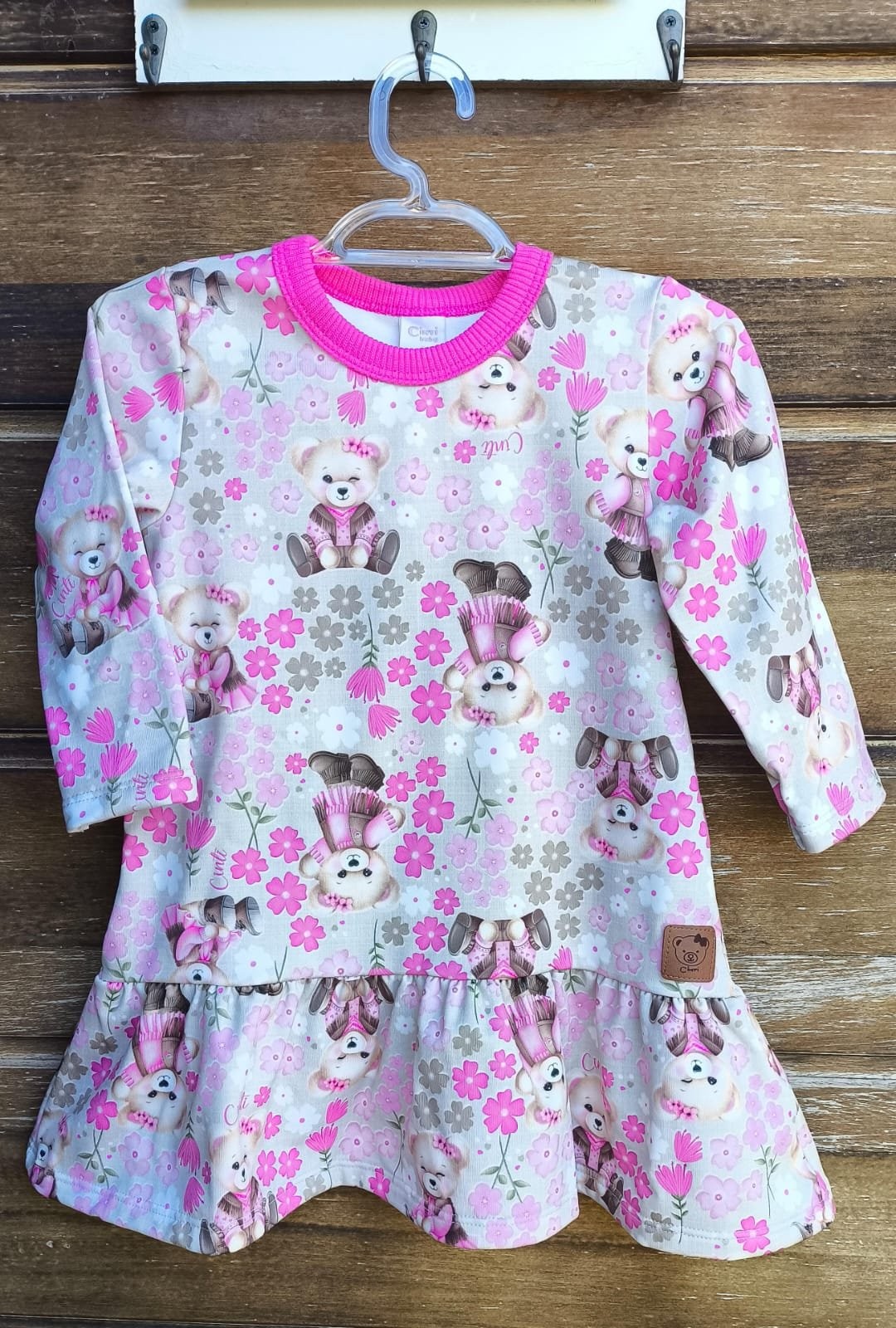 VESTIDO URSINHAS FLORES