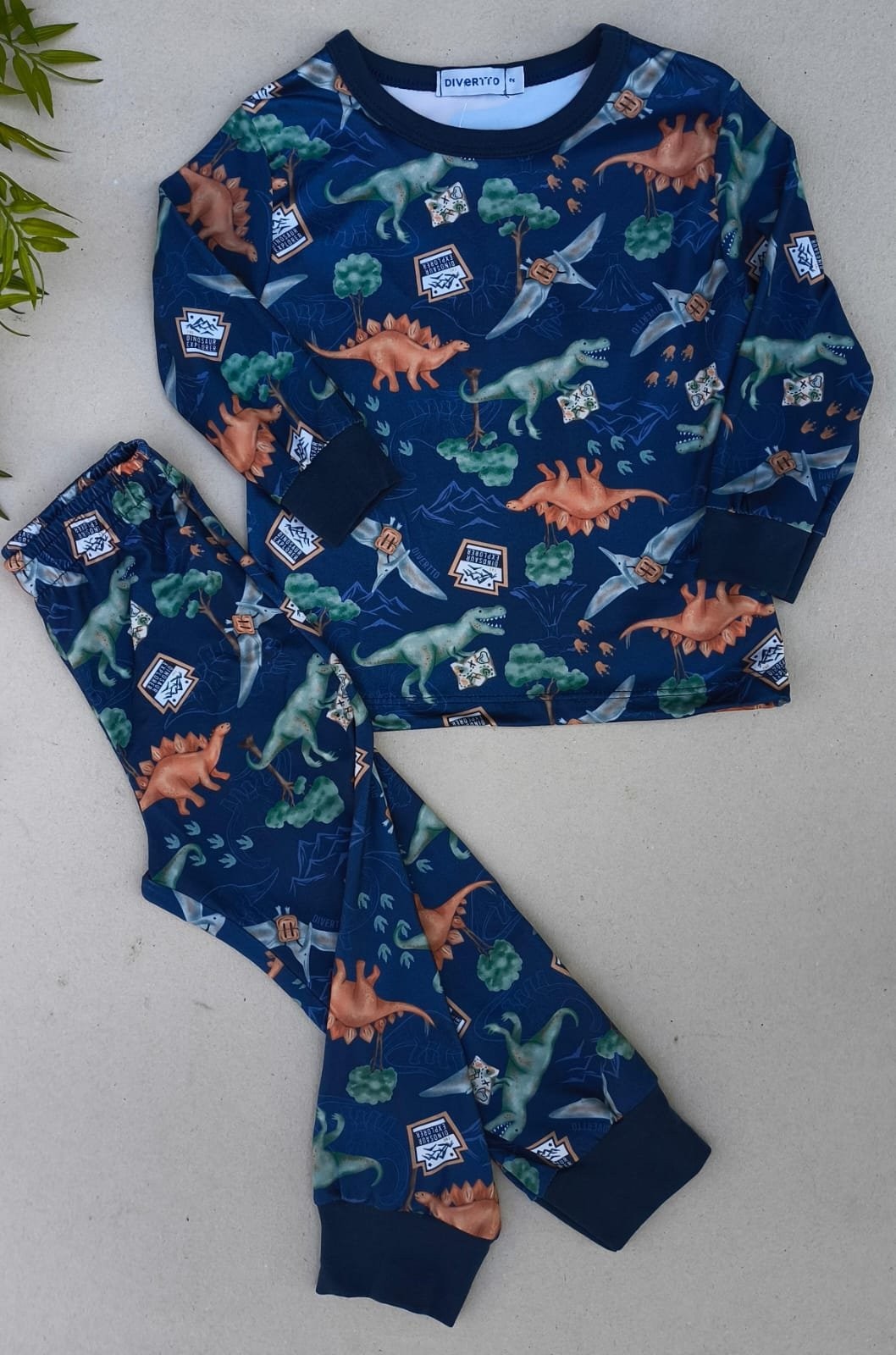 CONJUNTO PIJAMA DINO DIVERTTO