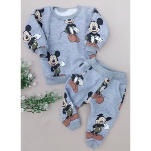 CONJUNTO MOLETON MICKEY MESCLA