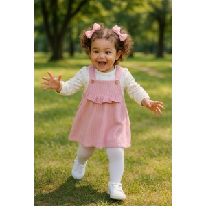 CONJUNTO SALOPETE FLORAL COTELE