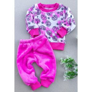 CONJUNTO FLEECE CONCHAS
