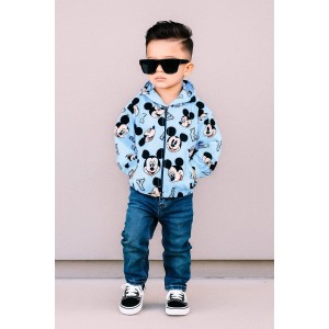 JAQUETA CORTA VENTO MICKEY AZUL