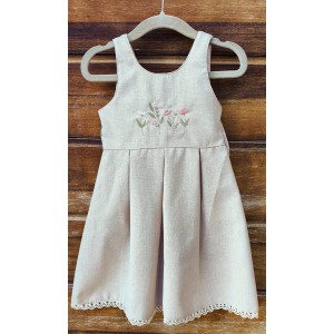 VESTIDO FLORES RENDA
