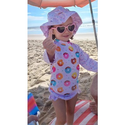 CONJUNTO MODA PRAIA DONUTS