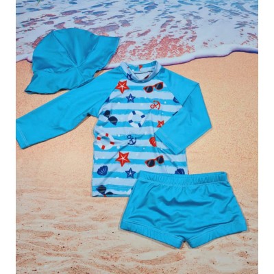 CONJUNTO MODA PRAIA NÁUTICO
