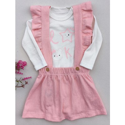 CONJUNTO SALOPETE ESTRELA 