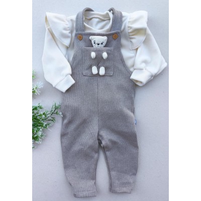 CONJUNTO JARDINEIRA URSO