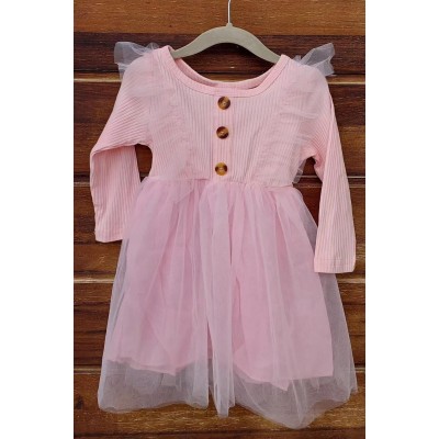 VESTIDO TULE ROSA