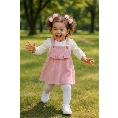 CONJUNTO SALOPETE FLORAL COTELE