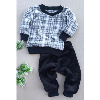 CONJUNTO FLEECE XADREZ