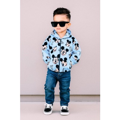 JAQUETA CORTA VENTO MICKEY AZUL