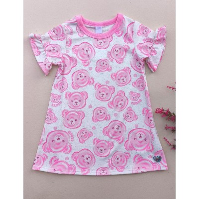 VESTIDO URSA ROSA