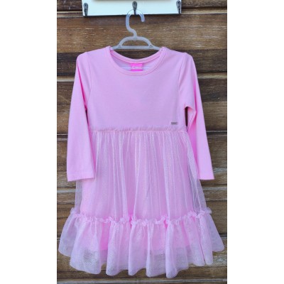 VESTIDO TULE BRILHO CINTI