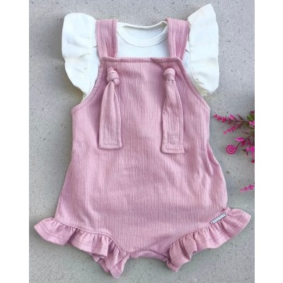 CONJUNTO JARDINEIRA ROSE