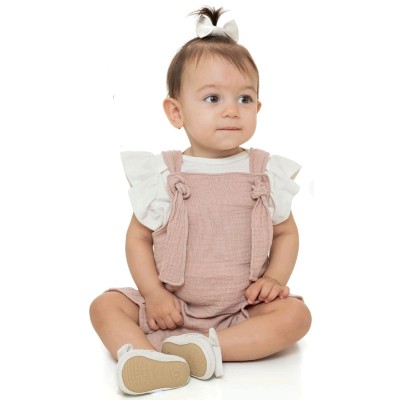 CONJUNTO JARDINEIRA ROSE